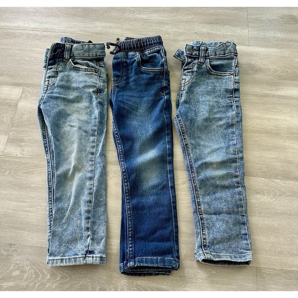 Cat & Jack Toddle Size 3T Unisex Blue Denim Jeans - Picture 1 of 9